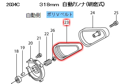 部品 マキタ 自動カンナ2034C用 - 電動工具マキタ屋